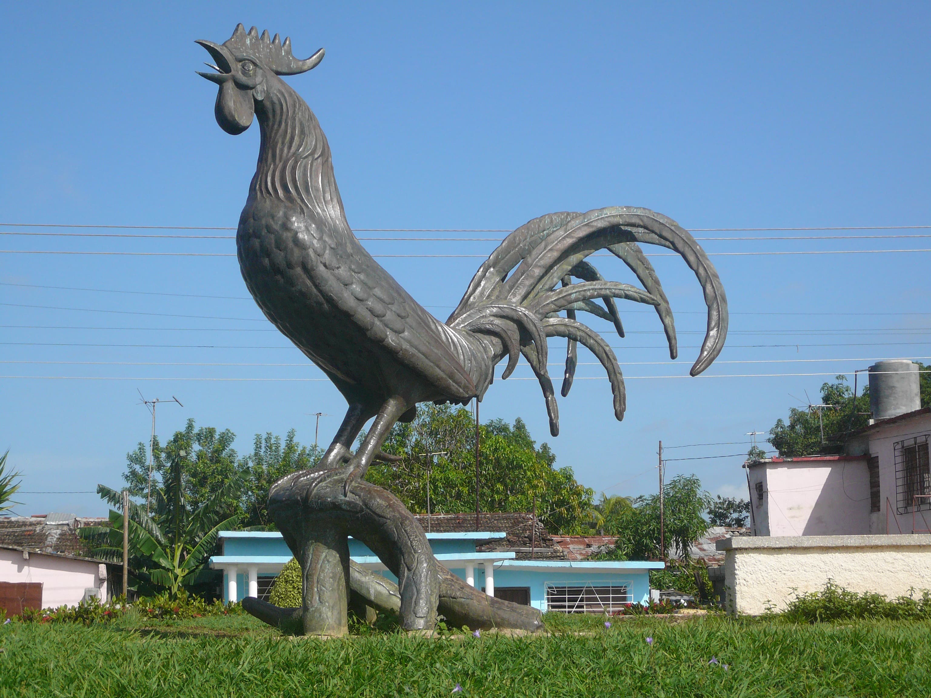 Estatua del gallo de Morón, Ciego de Ávila